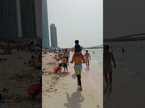 #shorts DUBAI 2021.JBR BEACH DUBAI MARINA.Дубай Марина. ПЛЯЖ JBR.Лучшие пляжи Дубая.