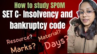 Full Strategy for CA Final SPOM SET-C Insolvency and Bankruptcy Code in 2 Days Guide
