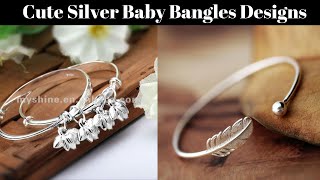 Beautiful Silver Baby Bangles | New Bracelet Jewellery Designs | Jewelry | Latest Fashion Trends