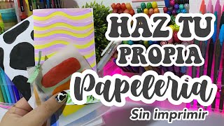 PAPELERÍA CASERA Sin imprimir!! En 3 minutos ✨