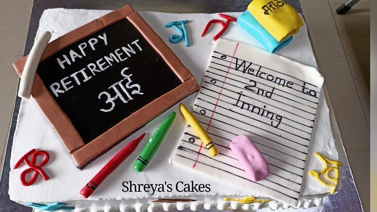 Teacher Retirement Cake | Teacher cakes, Retirement cakes, Teacher birthday  cake