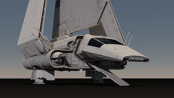 Lambda shuttle turntable animation