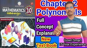 10th Class Maths New Syllabus|| Chapter-2|| Polynomials Full Concept|| Must Watch Video || #viral