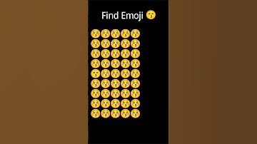 Find Emoji Challenge part 13 #find#mindgames