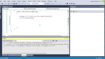 C# - 19 - Verbatim Literal