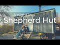 A Night In A Shepherd Hut on Exmoor II Taking a bath outdoors