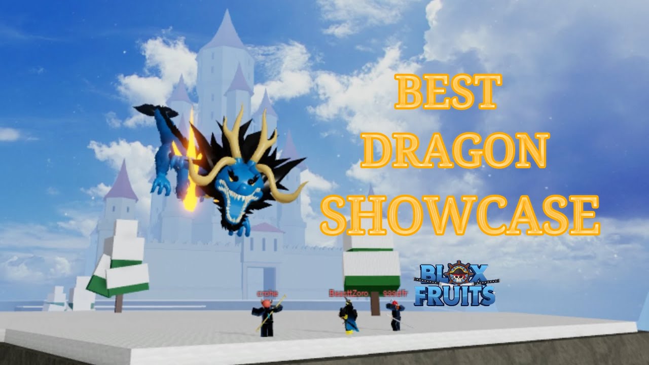 Dragon All Skills ShowCase Blox fruit 