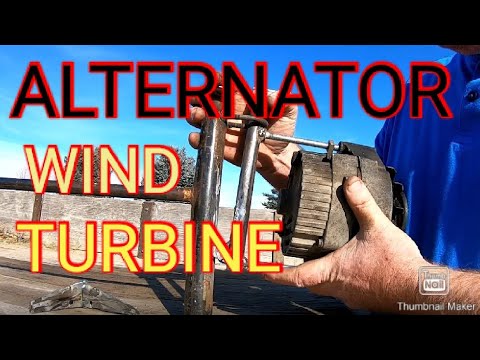 Video: A Wind Generator From A Car Generator: How To Make A 