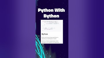 Python With Bython #shorts