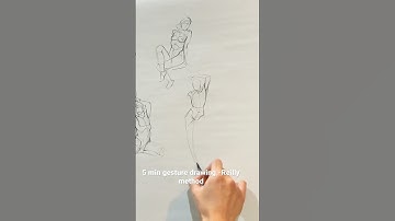 5 minutes gesture drawing