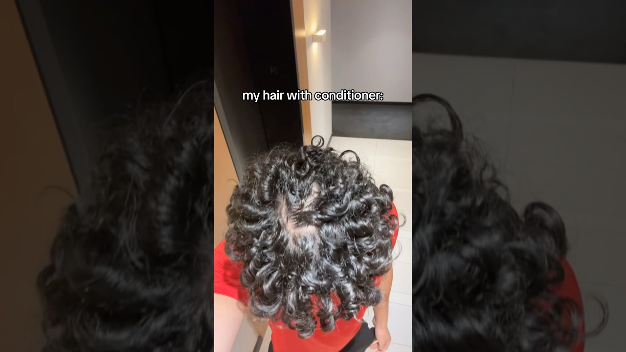 first naturally curly asian (link in bio for conditioner) 