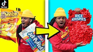 We TASTED Viral TikTok COOKING HACKS!! (Hot Cheetos Rice Krispies!)