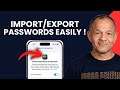 How To Import And Export Passwords From iCloud Keychain Using iPhone