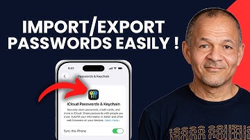 How To Import And Export Passwords From iCloud Keychain Using iPhone