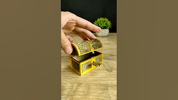 3D Printed Treasury Box With Working Lock - 3D Printing Timelapse