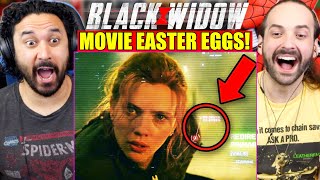 BLACK WIDOW EASTER EGGS \& BREAKDOWN - REACTION!! (Details You Missed | Ending Explained)