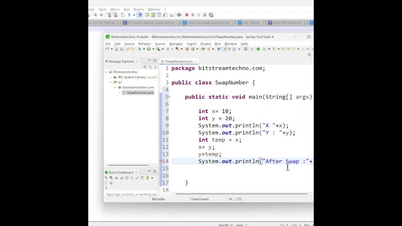 "How to Swap Two Numbers in Java: A Simple Guide" - YouTube