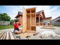 TIMELAPSE | Young woman DIY Wooden Wardrobe | Crafted by a Skilled Girl - Nhất Building