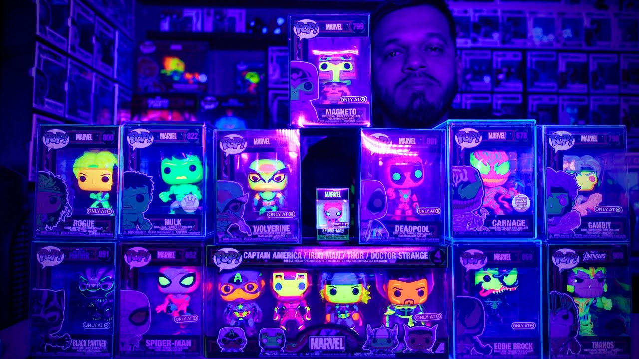 BLACK LIGHT FUNKO POPS!