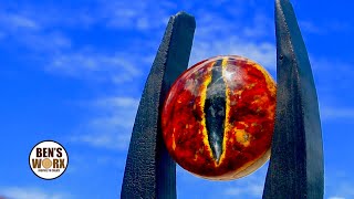 Making the Eye of Sauron - The Lord of the Rings Epoxy Resin Art