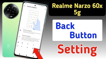 Realme narzo 60x 5g back button setting/Realme back button change/Realme  navigation gesture setting