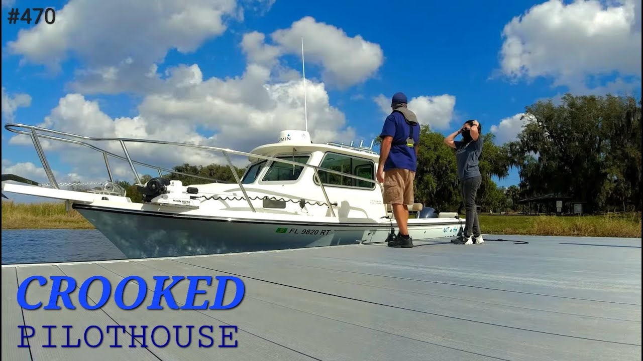 Spending Time in a Small Island Navigating in Crooked PilotHouse Boat
