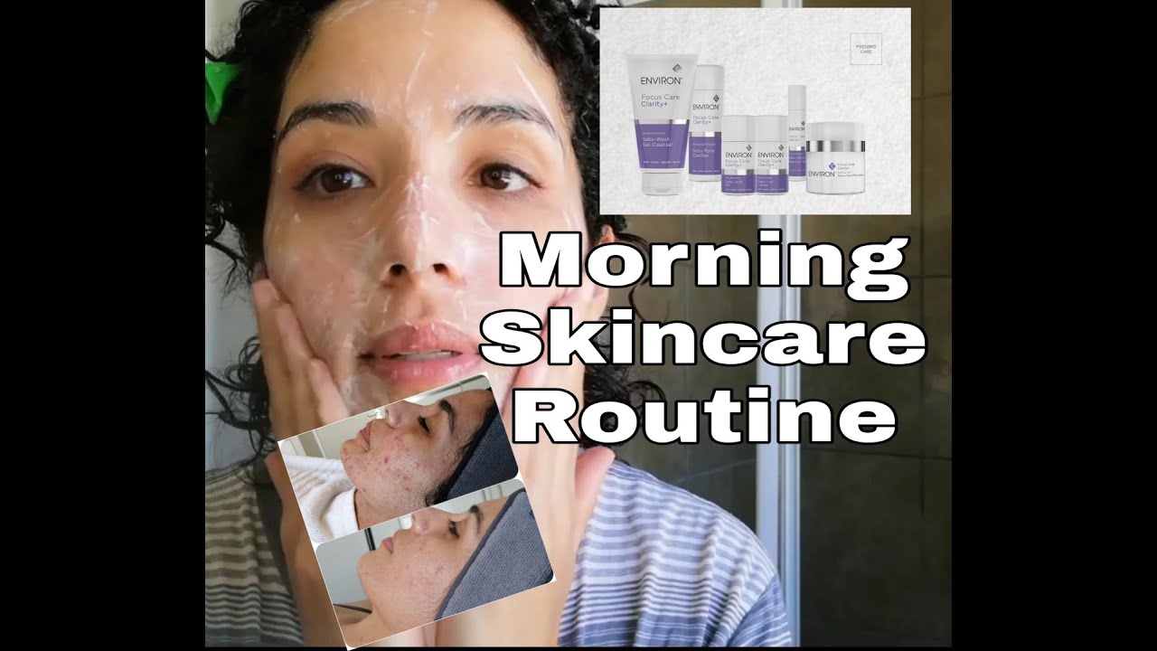 My morning skincare routine | Hormonal acne | Environ - YouTube