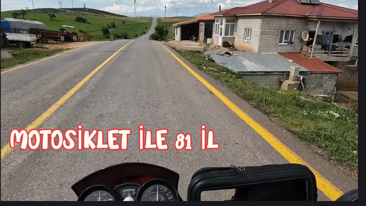 Motosiklet ile Türkiye Turu.Yahyalı~Kozan üzeri Adana ya doğru. BÖLÜM 186