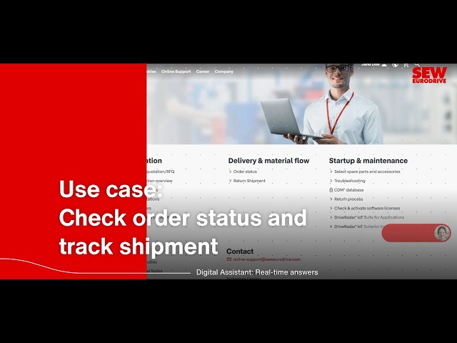 Digital Assistance: Order Status