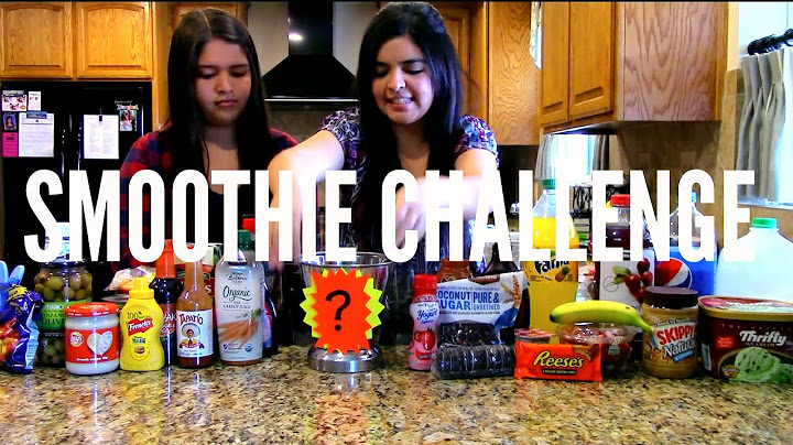 SMOOTHIE CHALLENGE || TotallyKassie