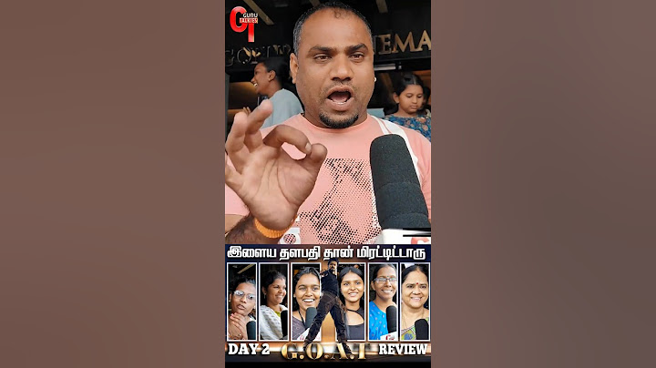 200ரூபாய் உ ஊஊஊஊஊஊ | The Goat Public Review Day 2 #goat #goatreview #vijay #thalapathy