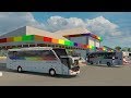 Sinar jaya start RM.Taman selera cikamurang indramayu || ets2 bus mod indonesia