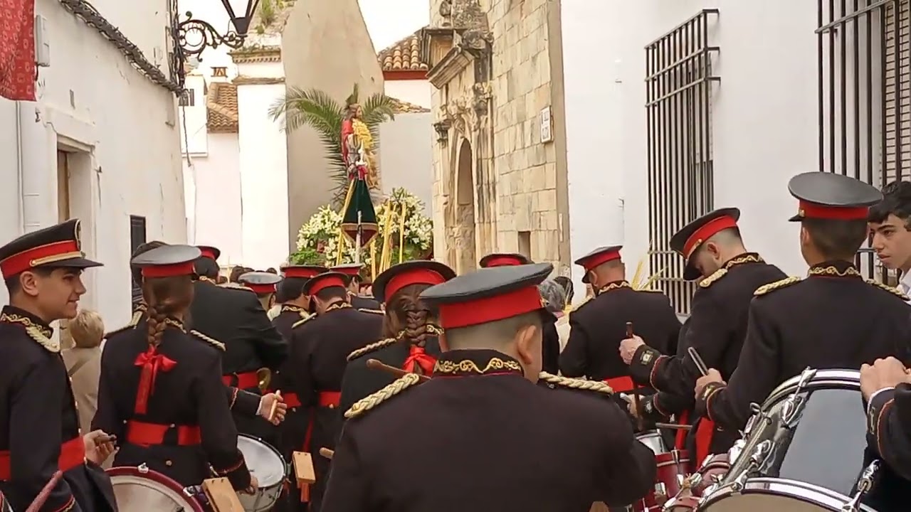 salida de la borriquita semana santa de santaella 2024 24/4/2024