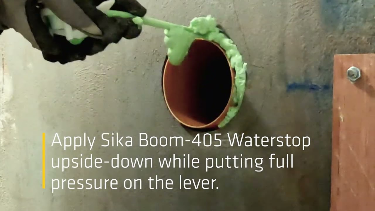 Sika Boom-405 Water Stop - Schiuma poliuretanica per impermeabilizzazioni -  Sika