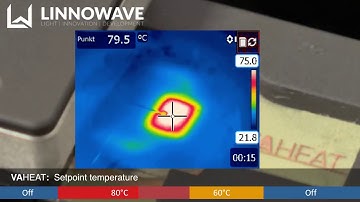 IR camera movie of rapid heating with VAHEAT mounted on a microscope