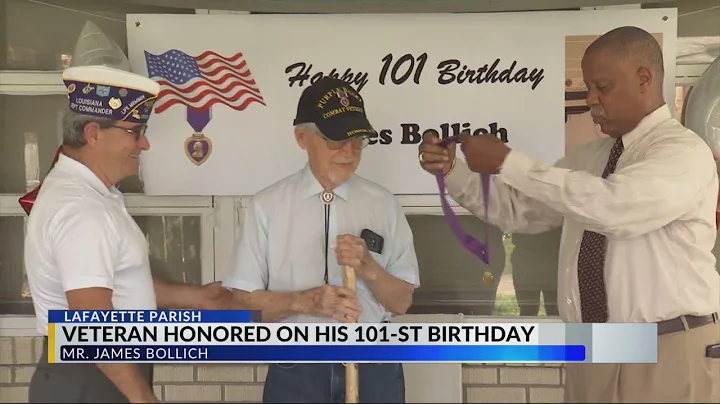 Veteran honored on his 101st birthday - DayDayNews