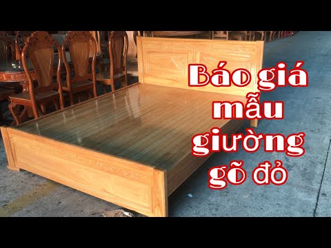 Video Báo giá Giường Gõ Đỏ đẹp rẻ chất lượng tốt được nhiều... - youtube