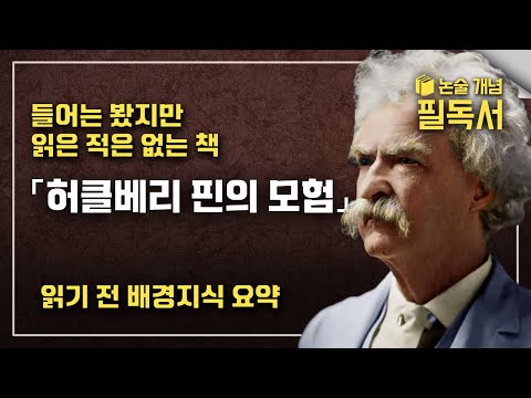 마크 트웨인의 《허클베리 핀의 모험》 쉽게 이해하기 | <strong>EBS</strong> 대입 논술 <strong>개념</strong> 필독서📚