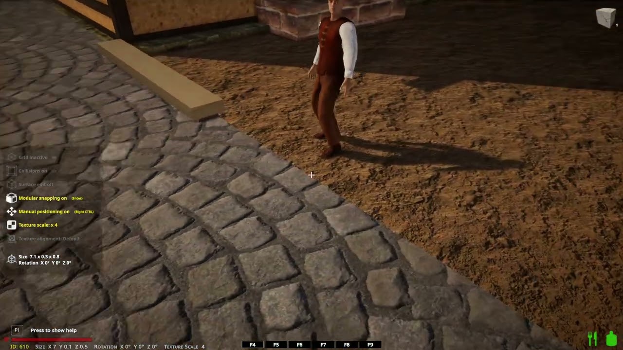 Ep 61 playing rising world in creative mode building a new wall