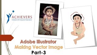 Adobe Illustrator tutorials Class 17 Making Vector Image Part 3