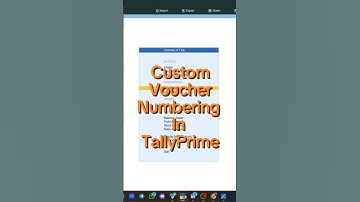 Custom Voucher Numbering In TallyPrime | Prefix and Suffix Invoice Number In TallyPrime #tallyprime