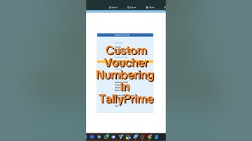 Custom Voucher Numbering In TallyPrime | Prefix and Suffix Invoice Number In TallyPrime #tallyprime
