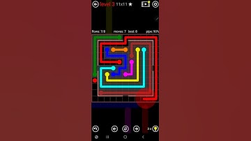 How To Solve Flow Free Jumbo Courtyard Pack Level 3 11x11 Board Walk Through Solution Walkthrough