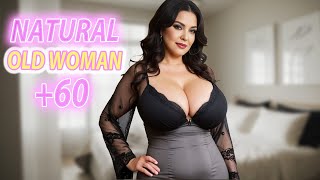 Natural Older Woman Over 50 Attractively Dressed Classy🔥Natural Older Ladies Over 60🔥Fashion Tips226