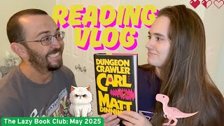 Booktube Made Us Read It! Most hyped book right now?|Dungeon Crawler Carl| Lazy Book Club May 2025