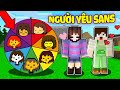 SẦU RIÊNG THỬ THÁCH 24 GIỜ THAM GIA TRÒ CHƠI VÒNG QUAY MAY MẮN FRISK NGƯỜI YÊU SANS TRONG MINECRAFT