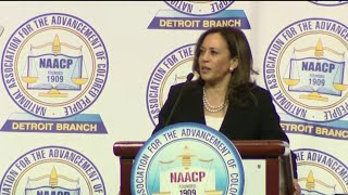 Sen. Kamala Harris speaks at NAACP 'Fight for Freedom Fund' dinner in Detroit