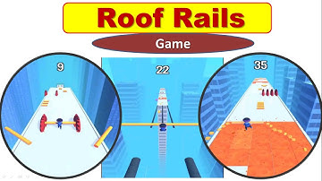 Roof Rails - All Levels Gameplay Android, ios (Level 7-10)