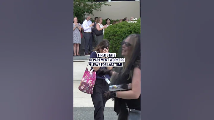 Fired State Department workers leave for last time