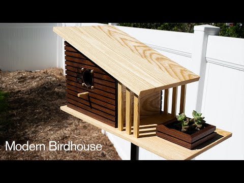 How to Build a Modern Birdhouse | Woodworking Project